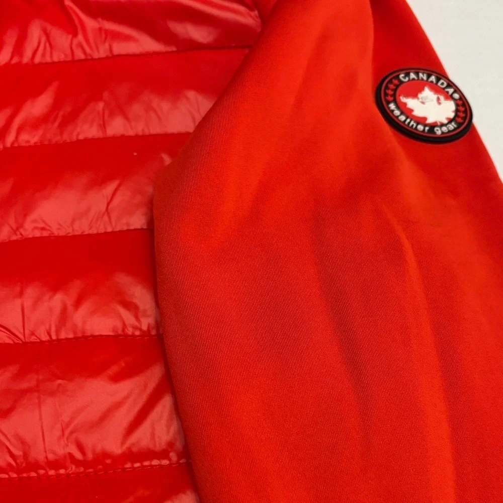 Canada Goose Bold Red Quilted Jacket - Picture 6 of 9